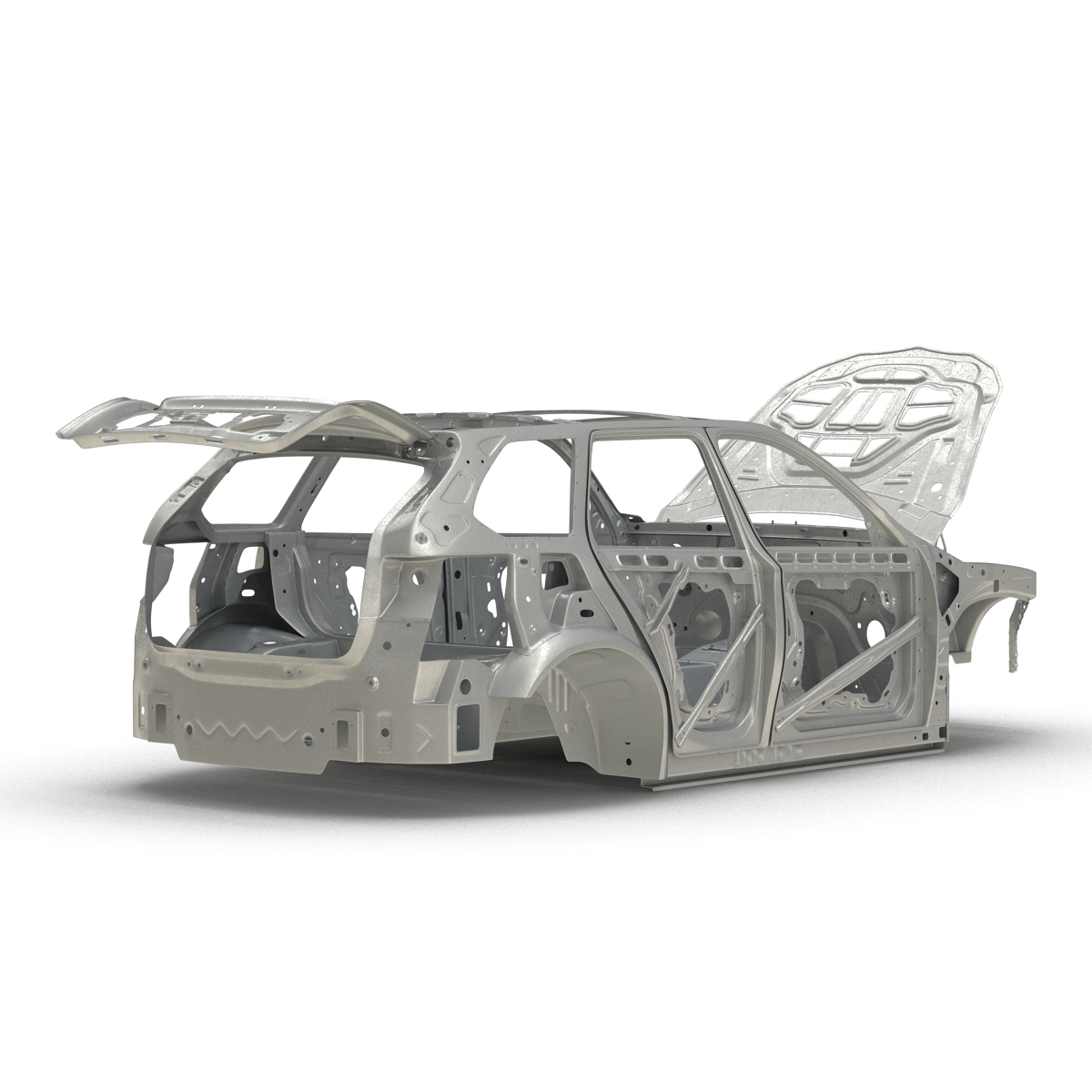 3D SUV Frame Rigged