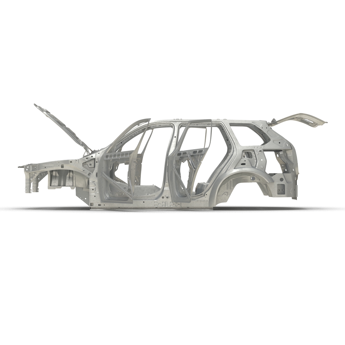 3D SUV Frame Rigged