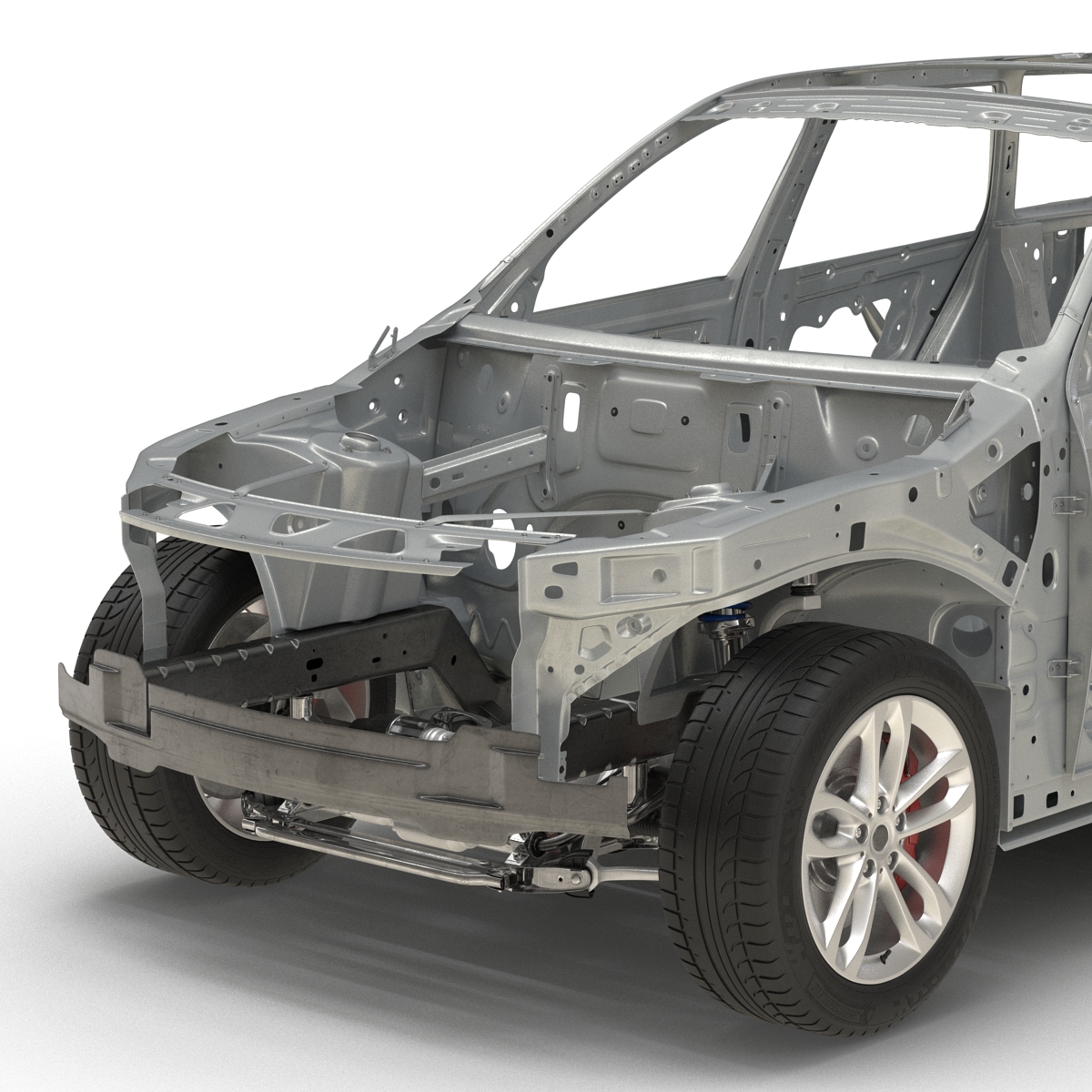 SUV Frame with Chassis 2 3D model