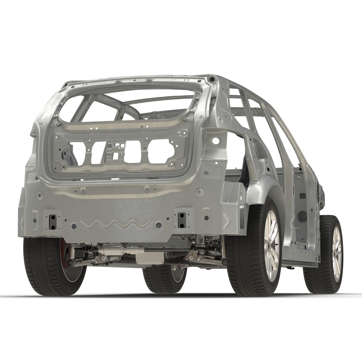 SUV Frame with Chassis 3 3D model