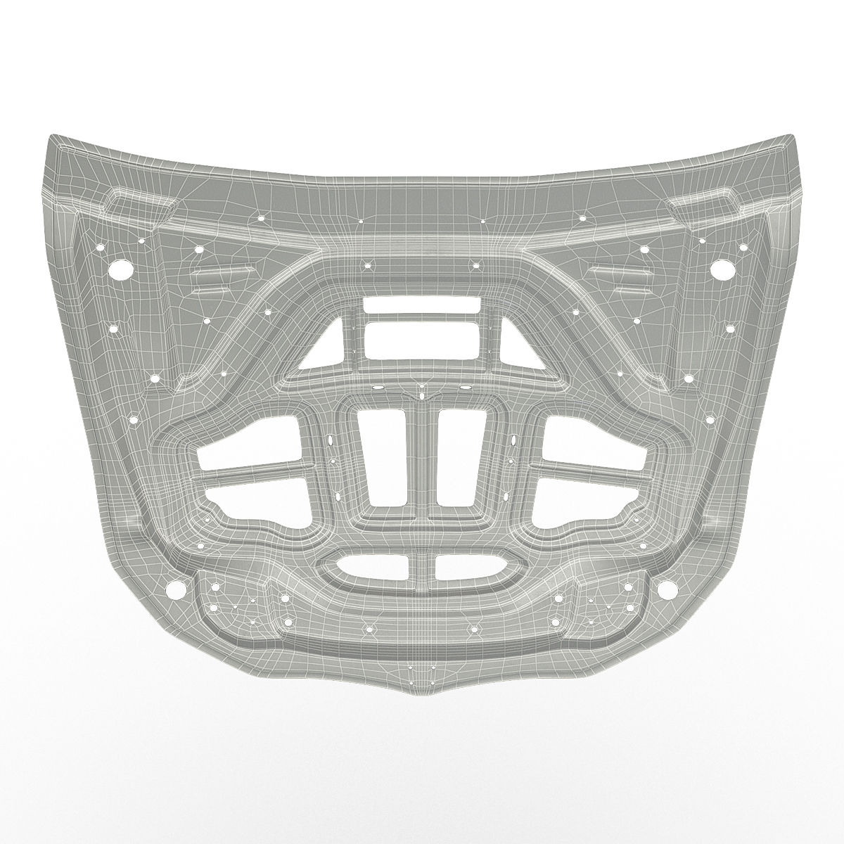 SUV Hood Frame 3D model