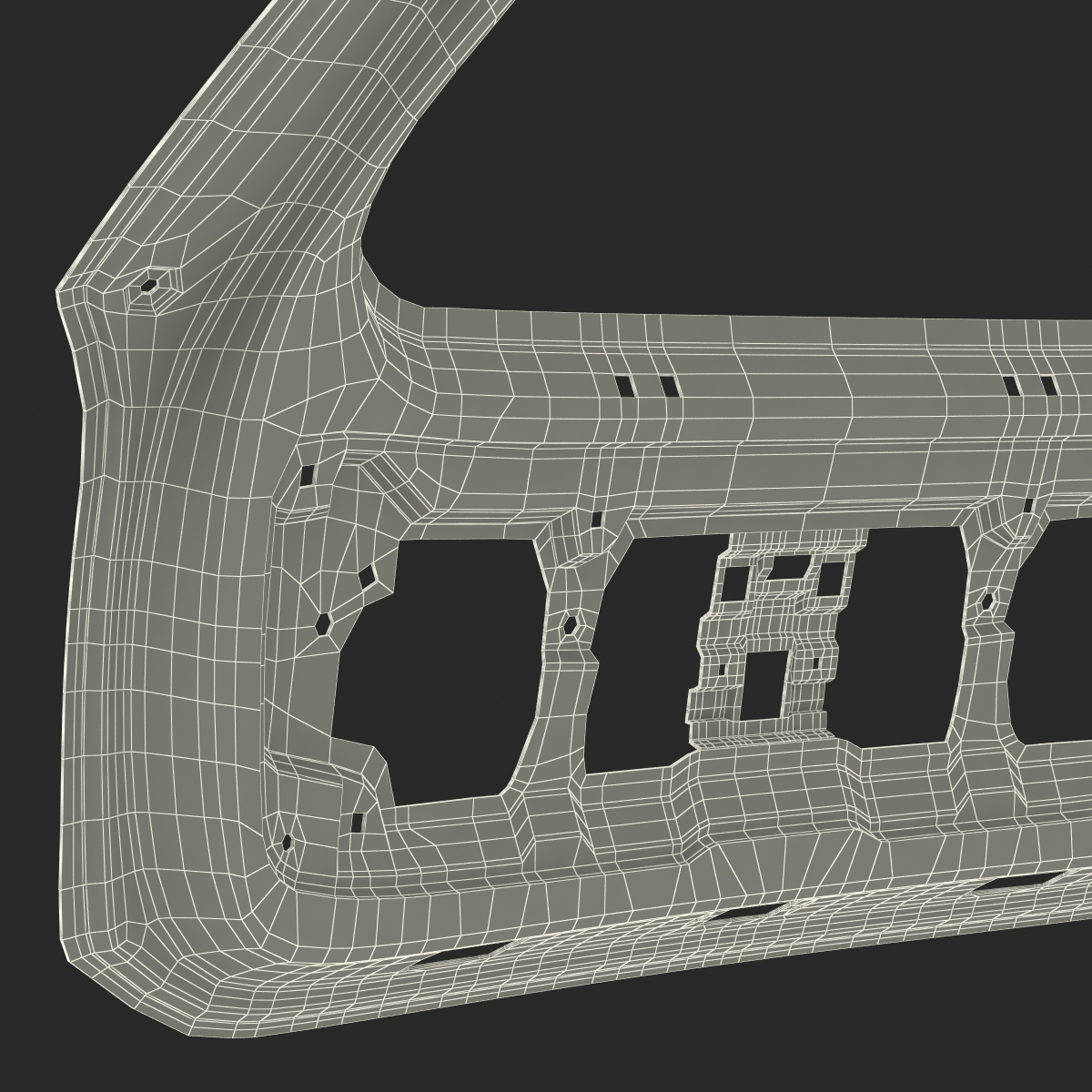 3D model SUV Trunk Frame