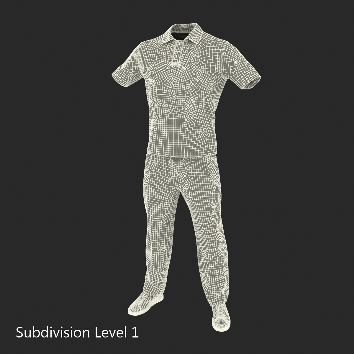 Mens Casual Clothes 3D model