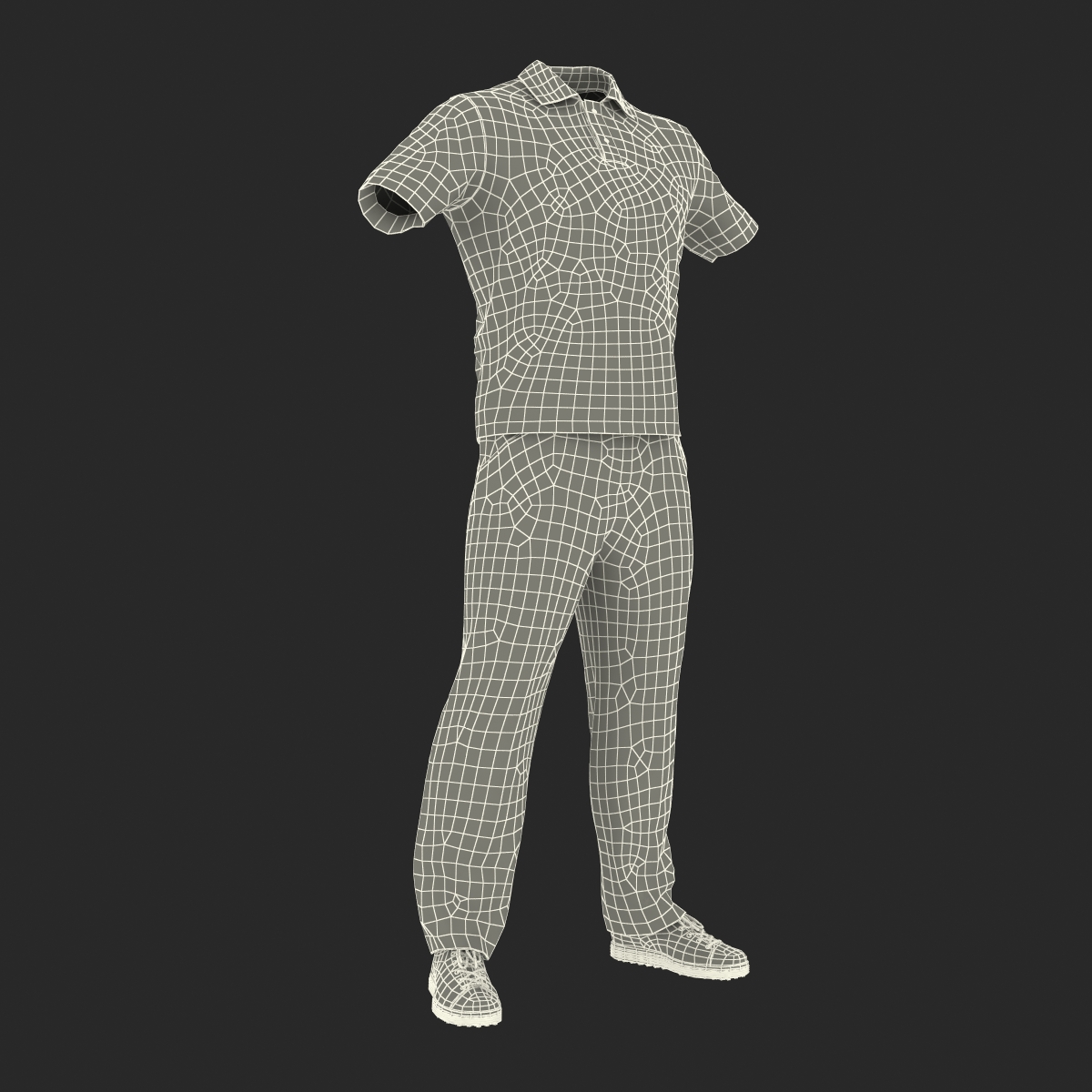 Mens Casual Clothes 3D model