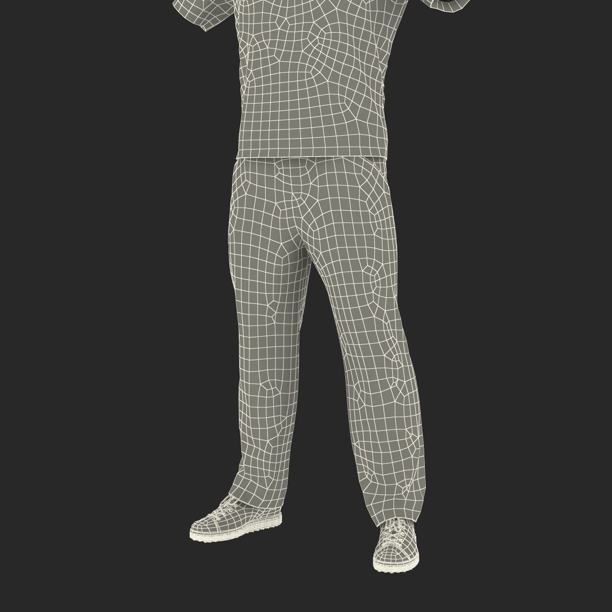 Mens Casual Clothes 3D model