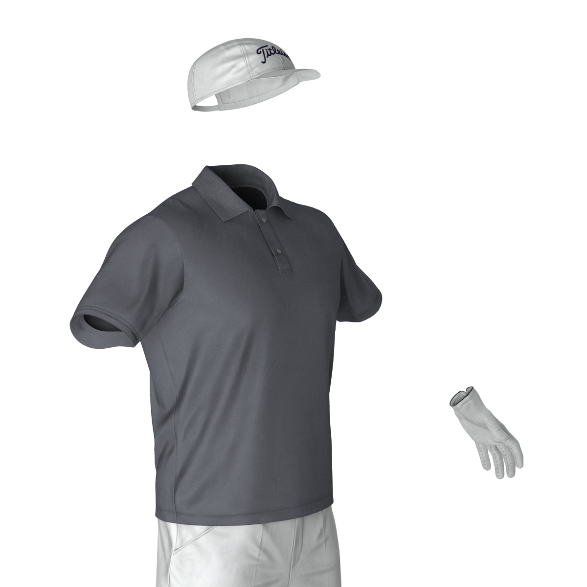 Mens Golf Clothes 3D