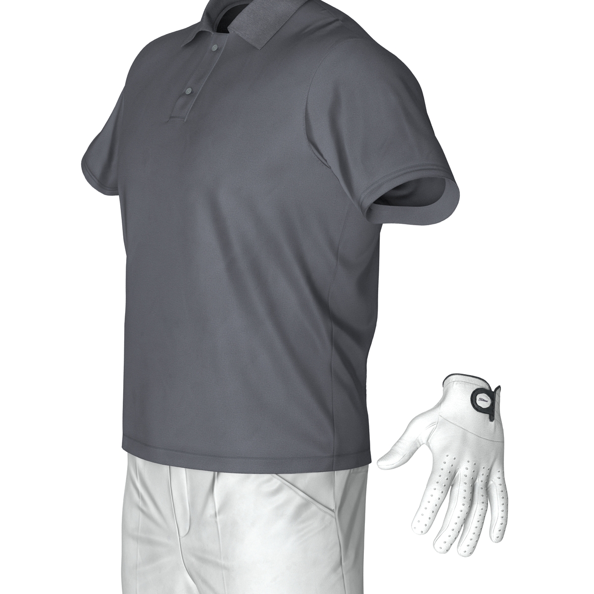 Mens Golf Clothes 3D