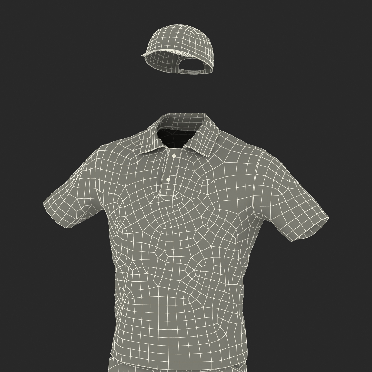 Mens Golf Clothes 3D