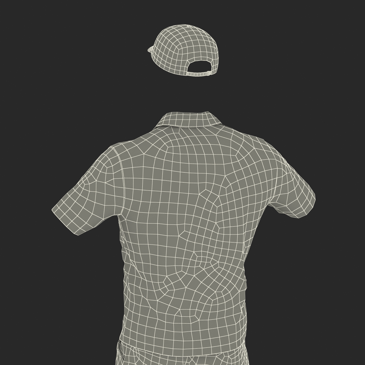 Mens Golf Clothes 3D