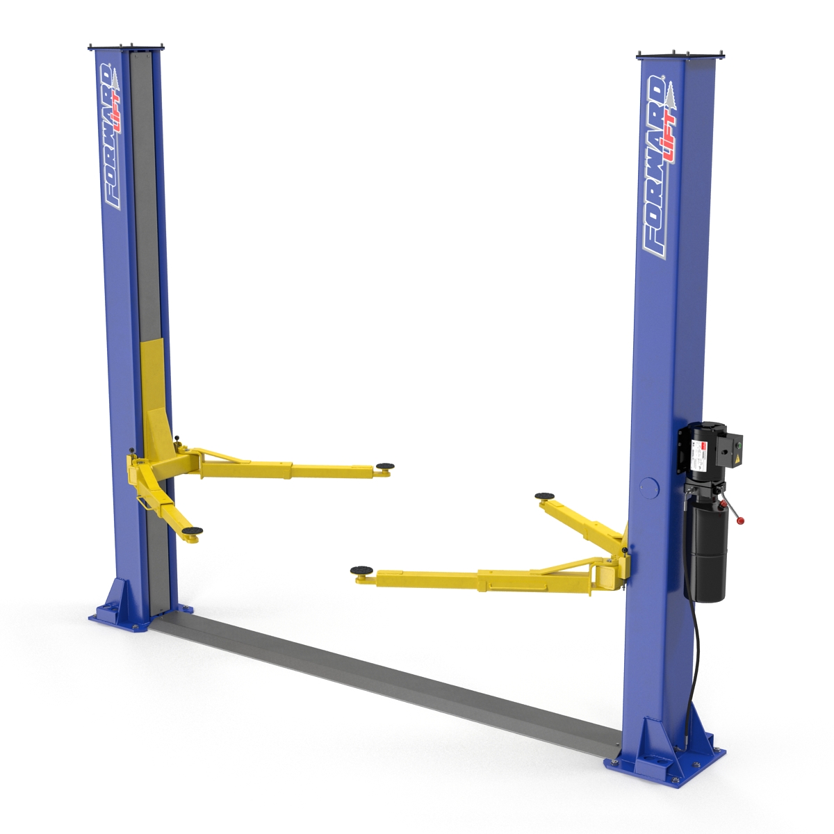 Two Post Car Lift 3D