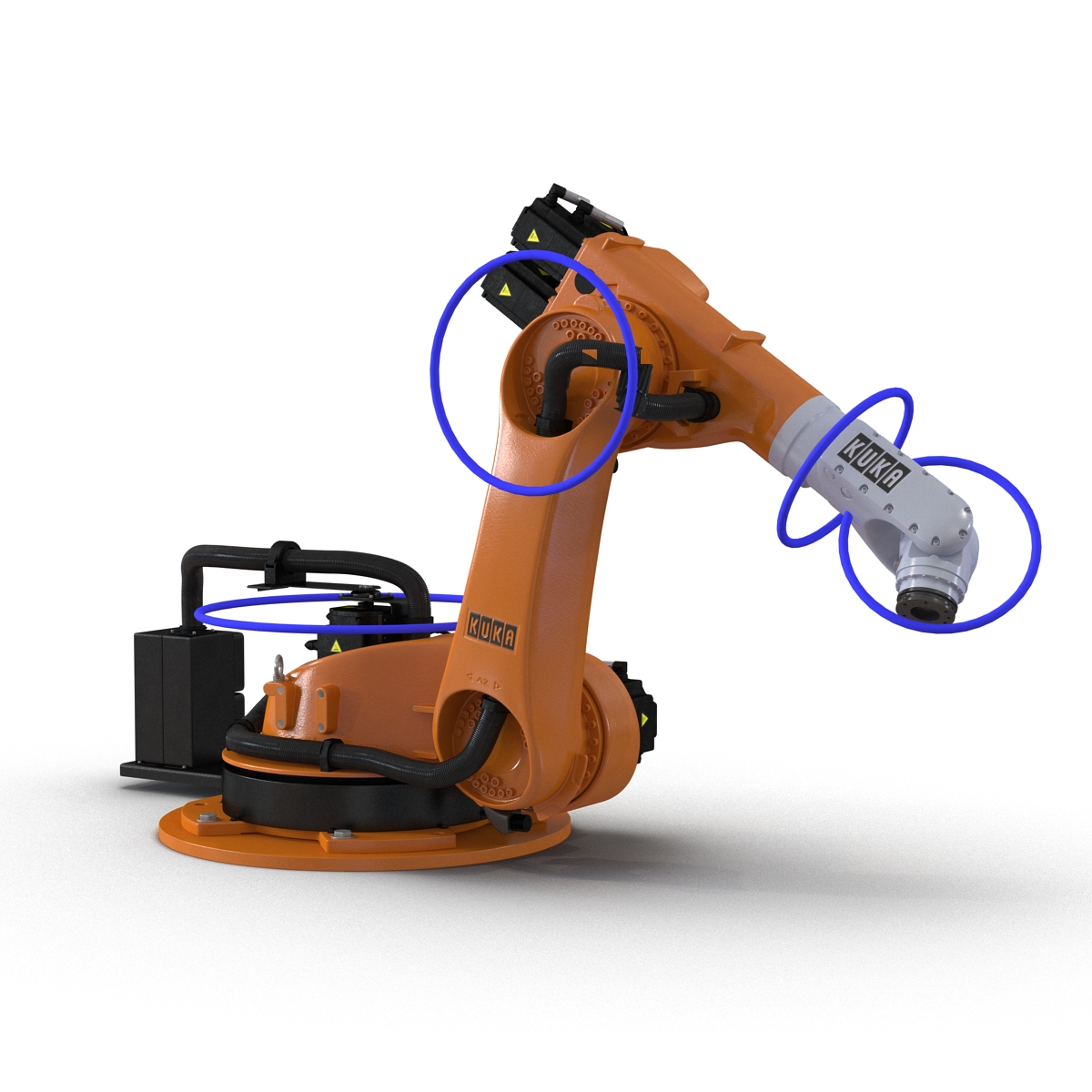 3D Kuka Robot KR 30 4 KS Rigged model