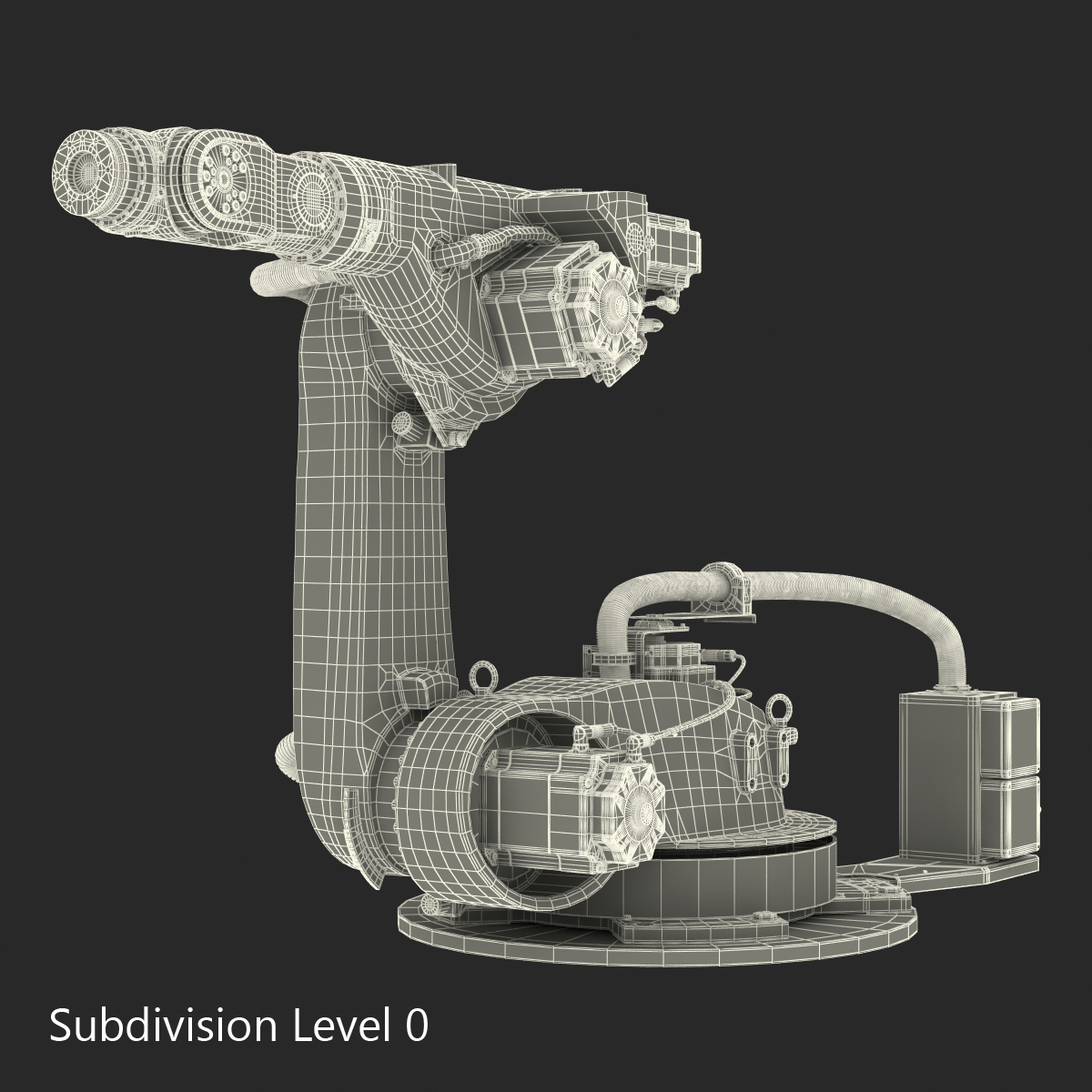 3D Kuka Robot KR 30 4 KS Rigged model