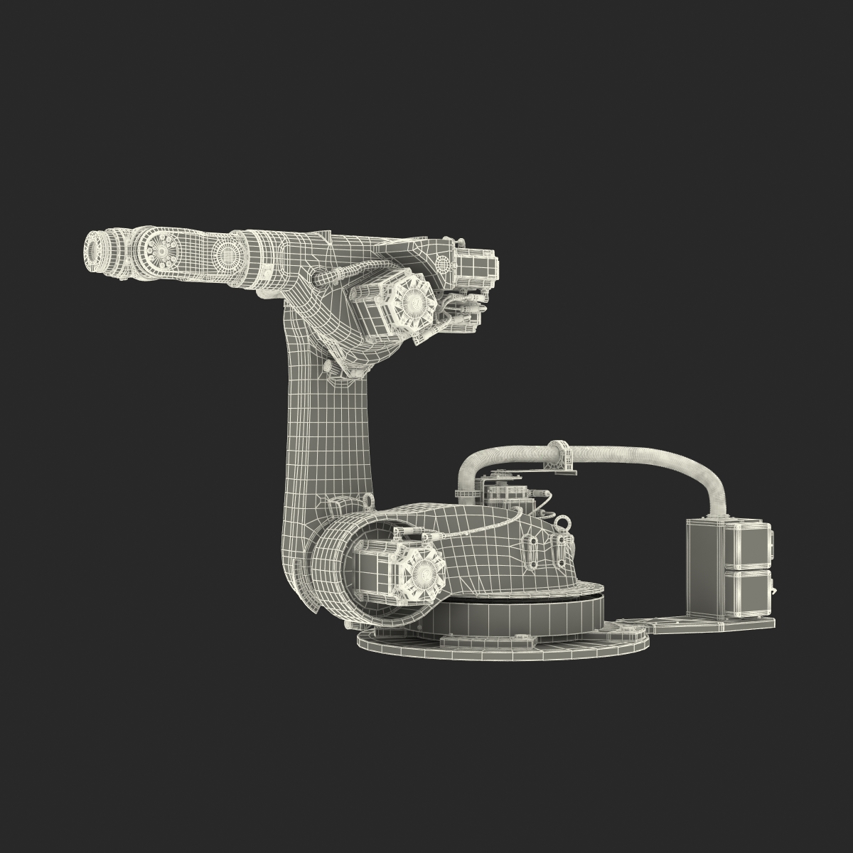 3D Kuka Robot KR 30 4 KS Rigged model