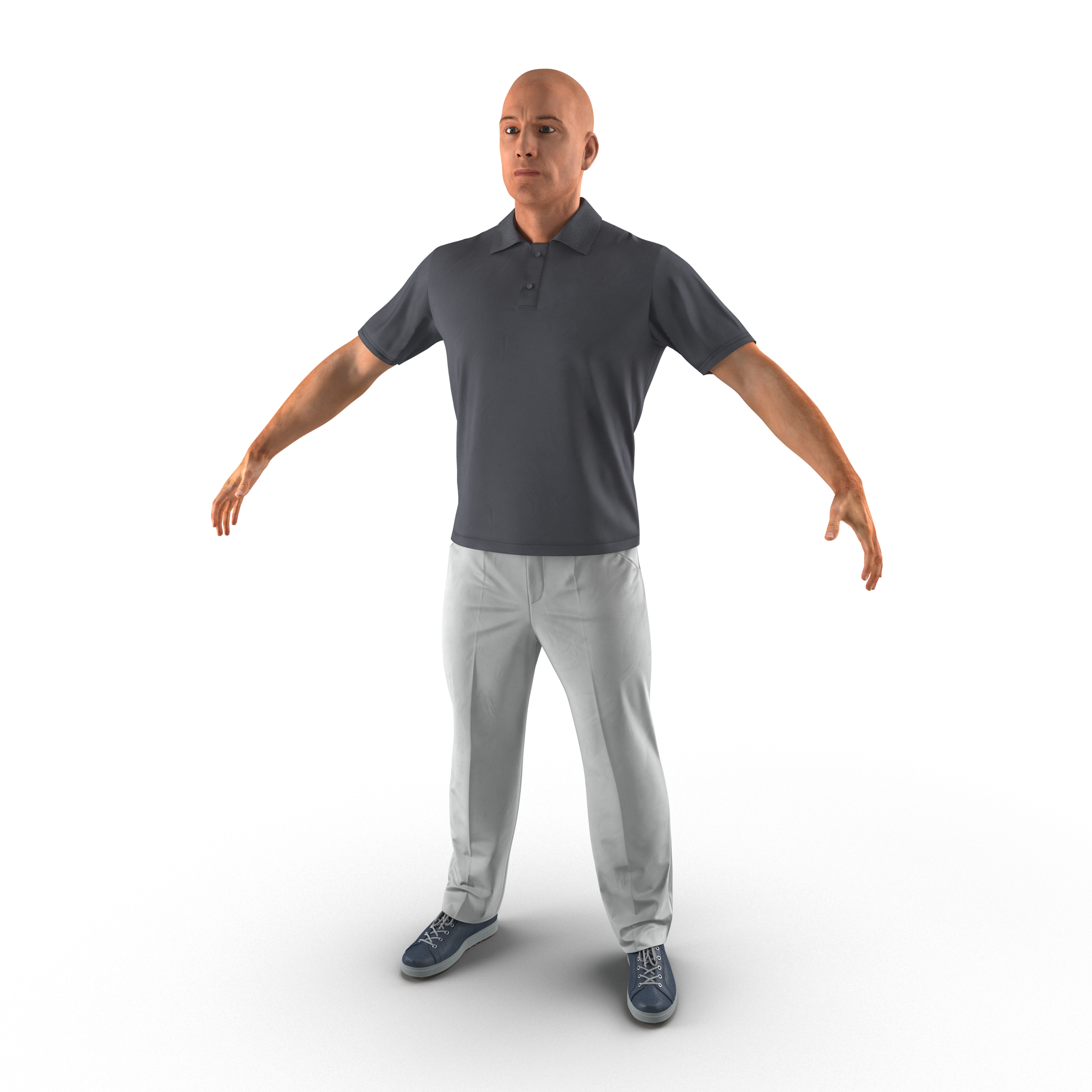 3D Man Casual Style