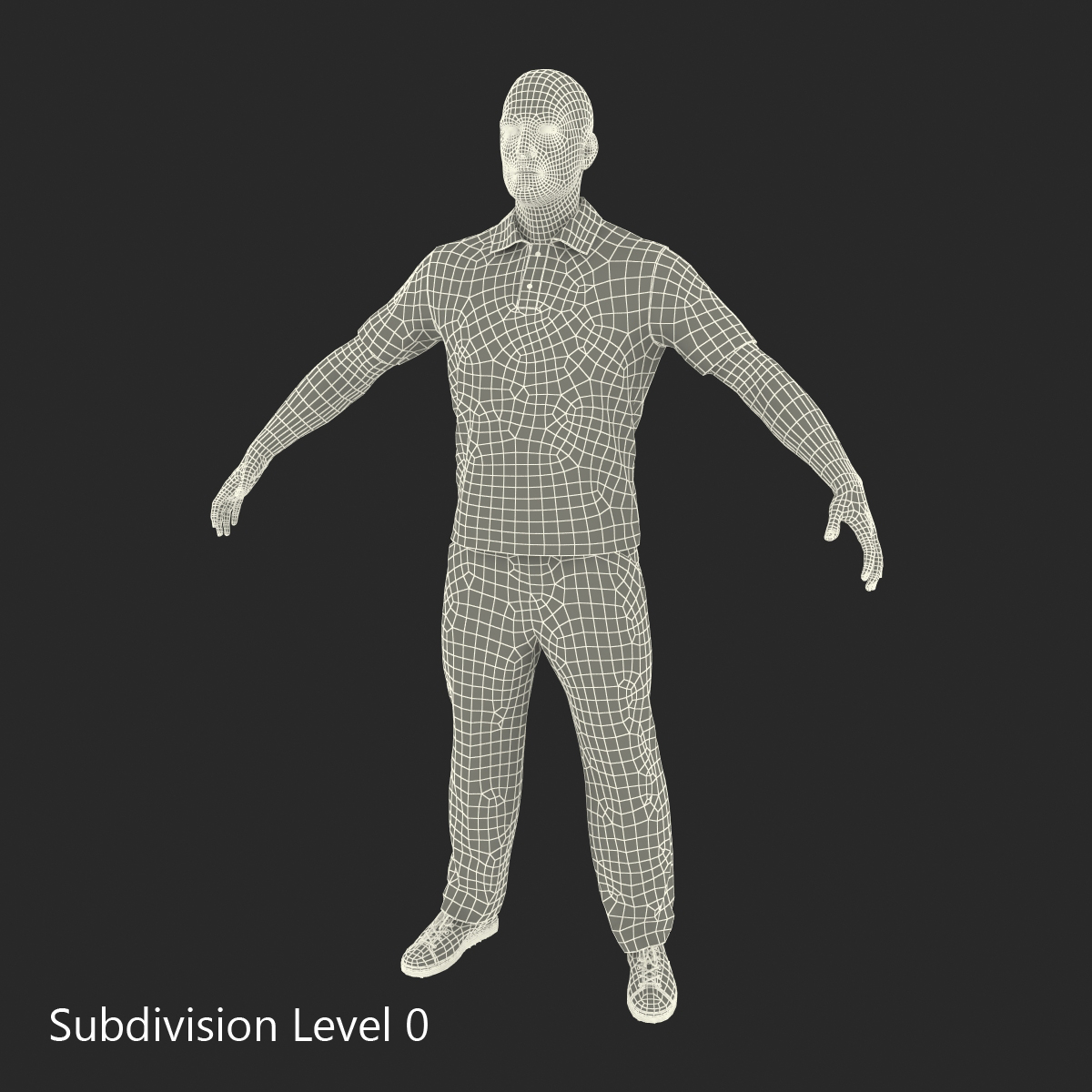 3D Man Casual Style