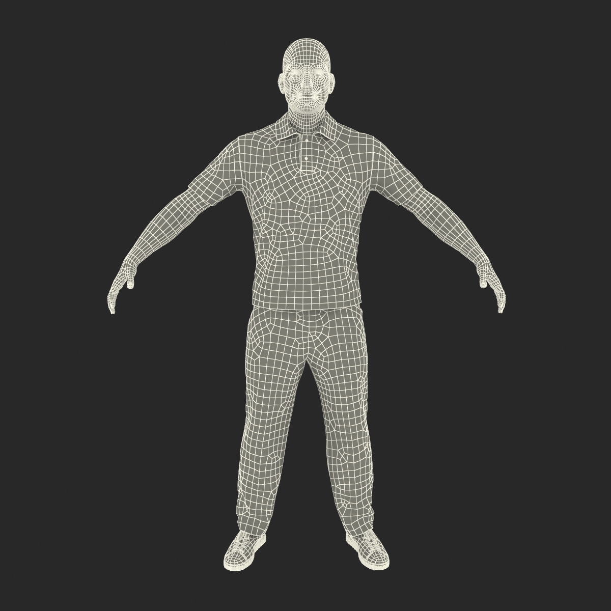 3D Man Casual Style