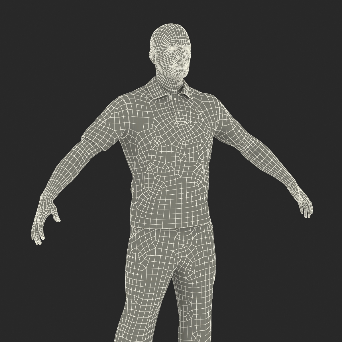 3D Man Casual Style