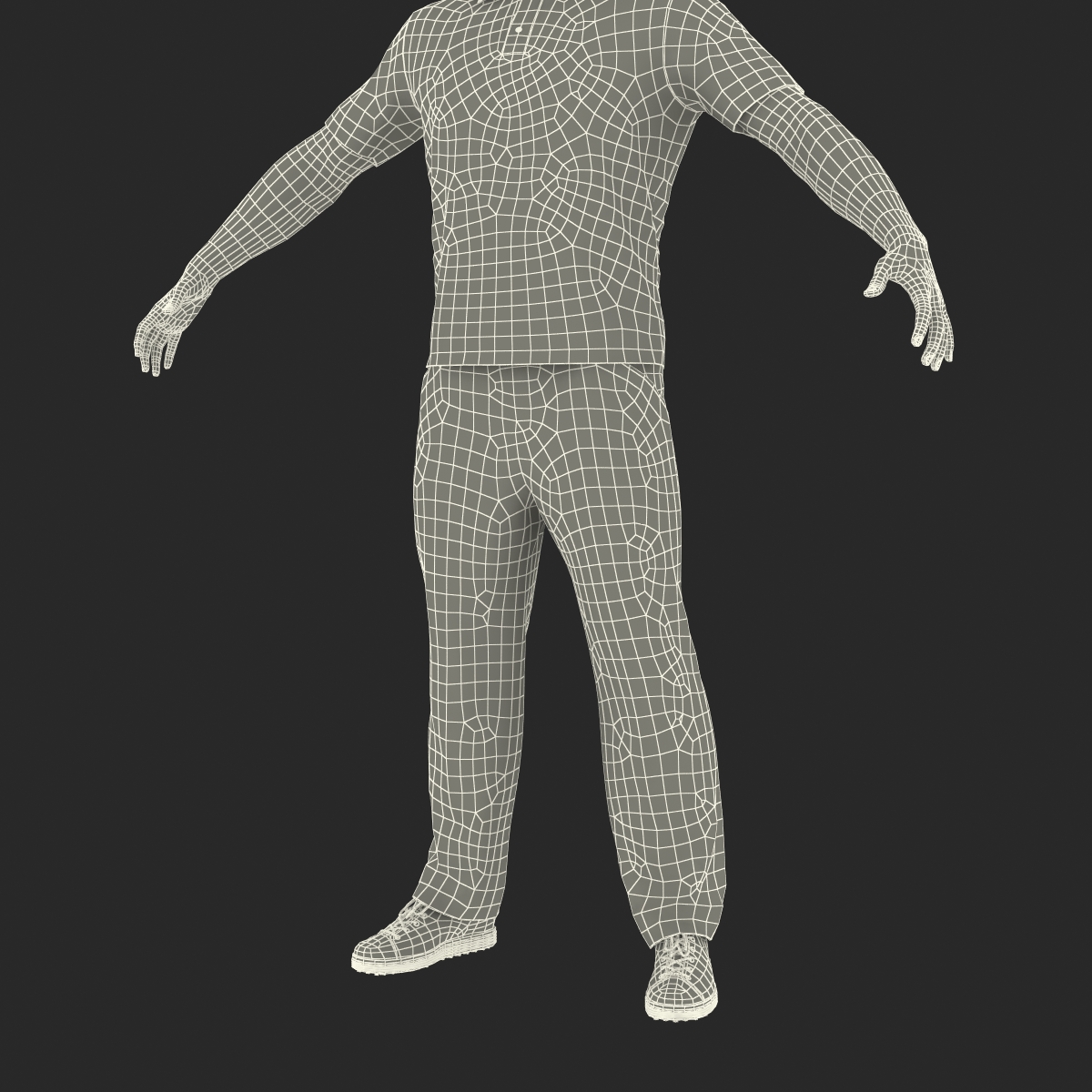 3D Man Casual Style