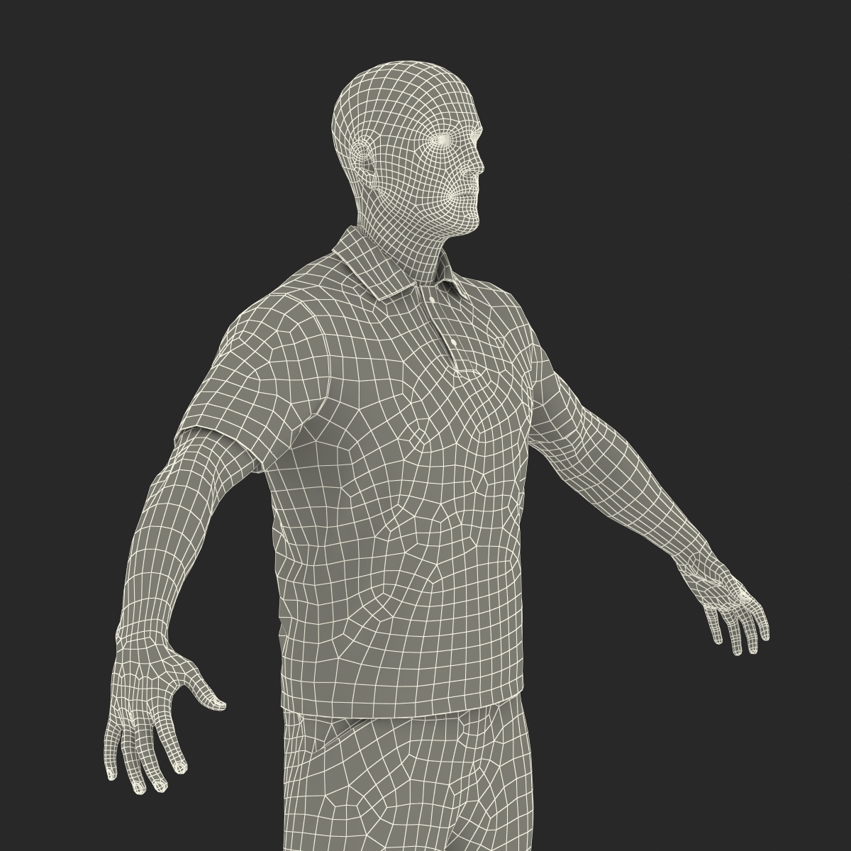 3D Man Casual Style