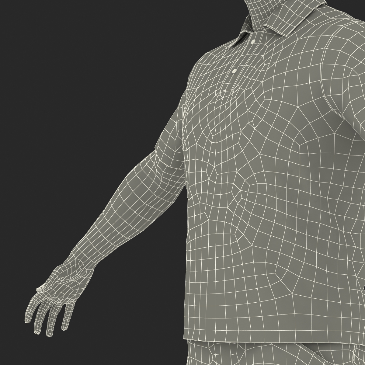 3D Man Casual Style