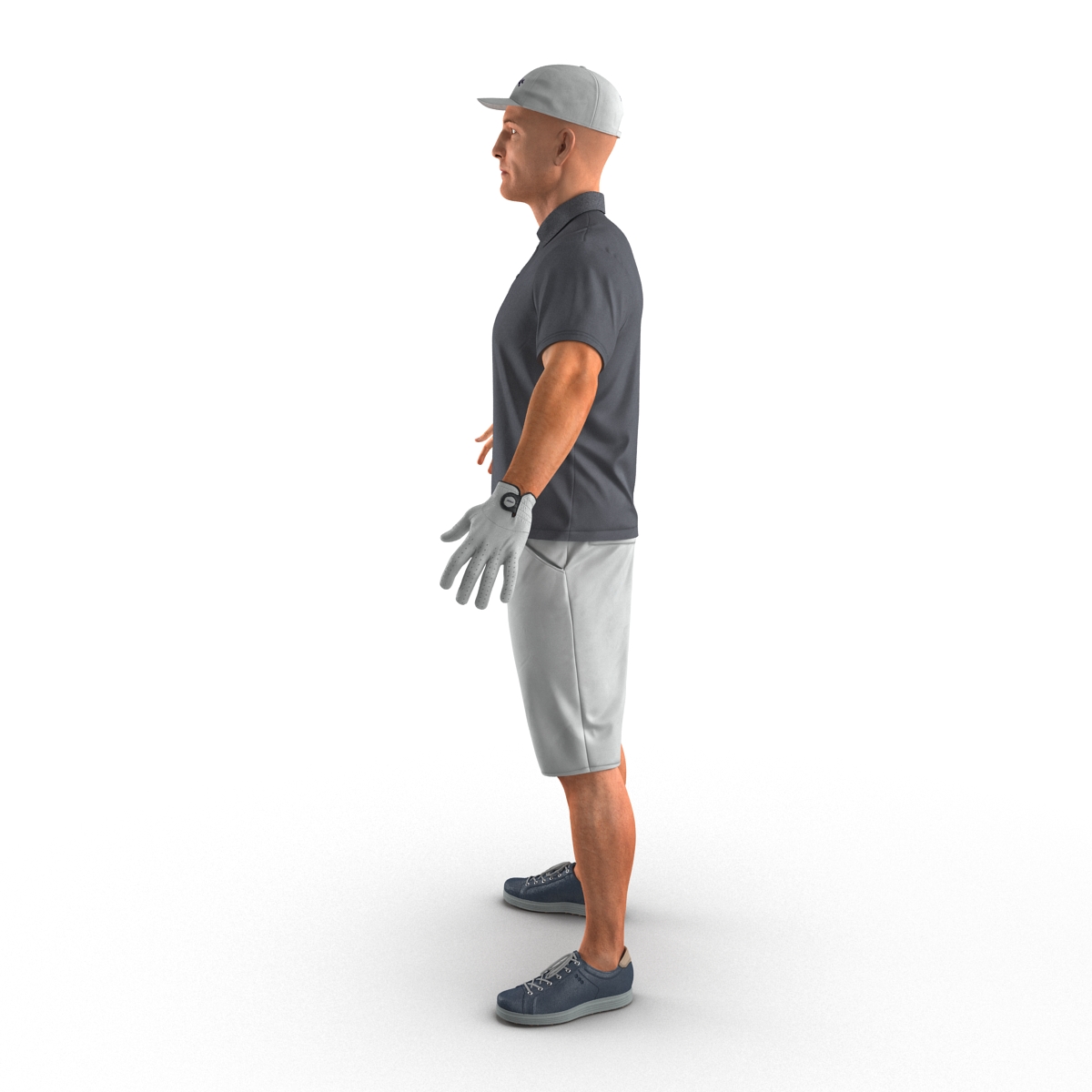 3D Golf Player 2 model