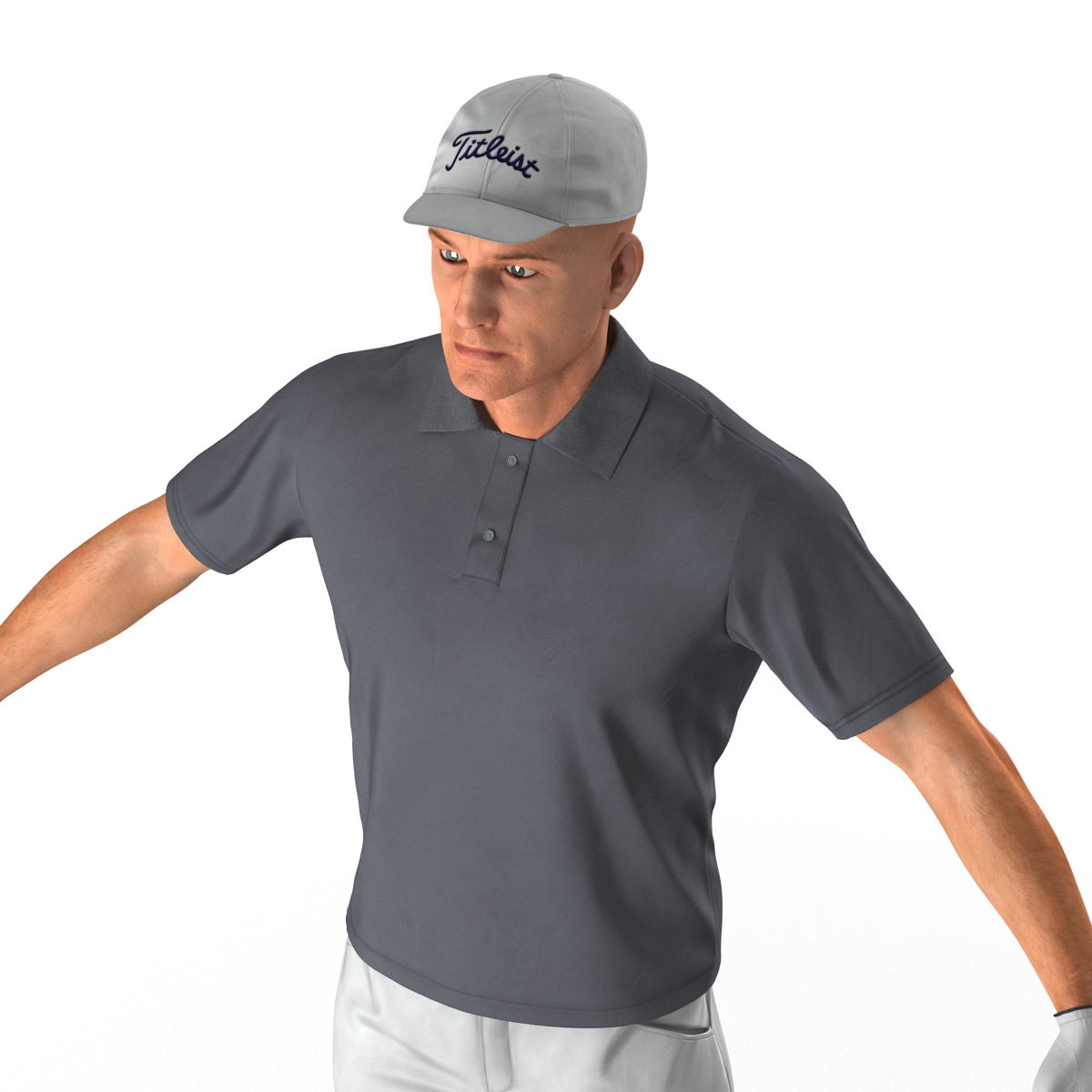 3D Golf Player 2 model