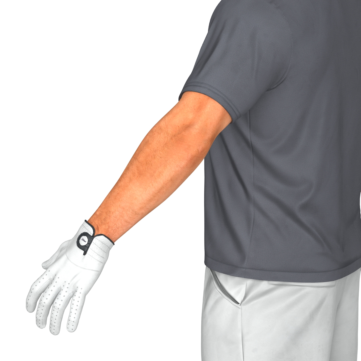 3D Golf Player 2 model