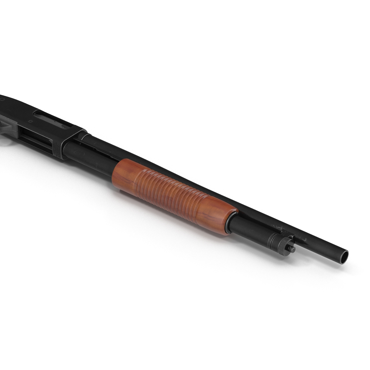 Shotgun Mossberg 500 Wooden 3D