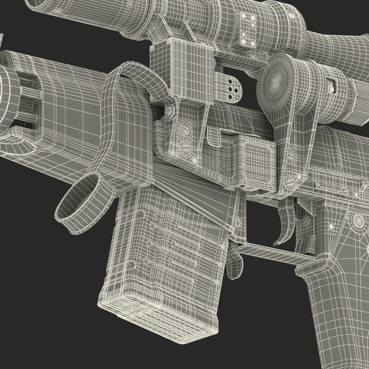 3D model Sniper Rifle VSS Vintorez