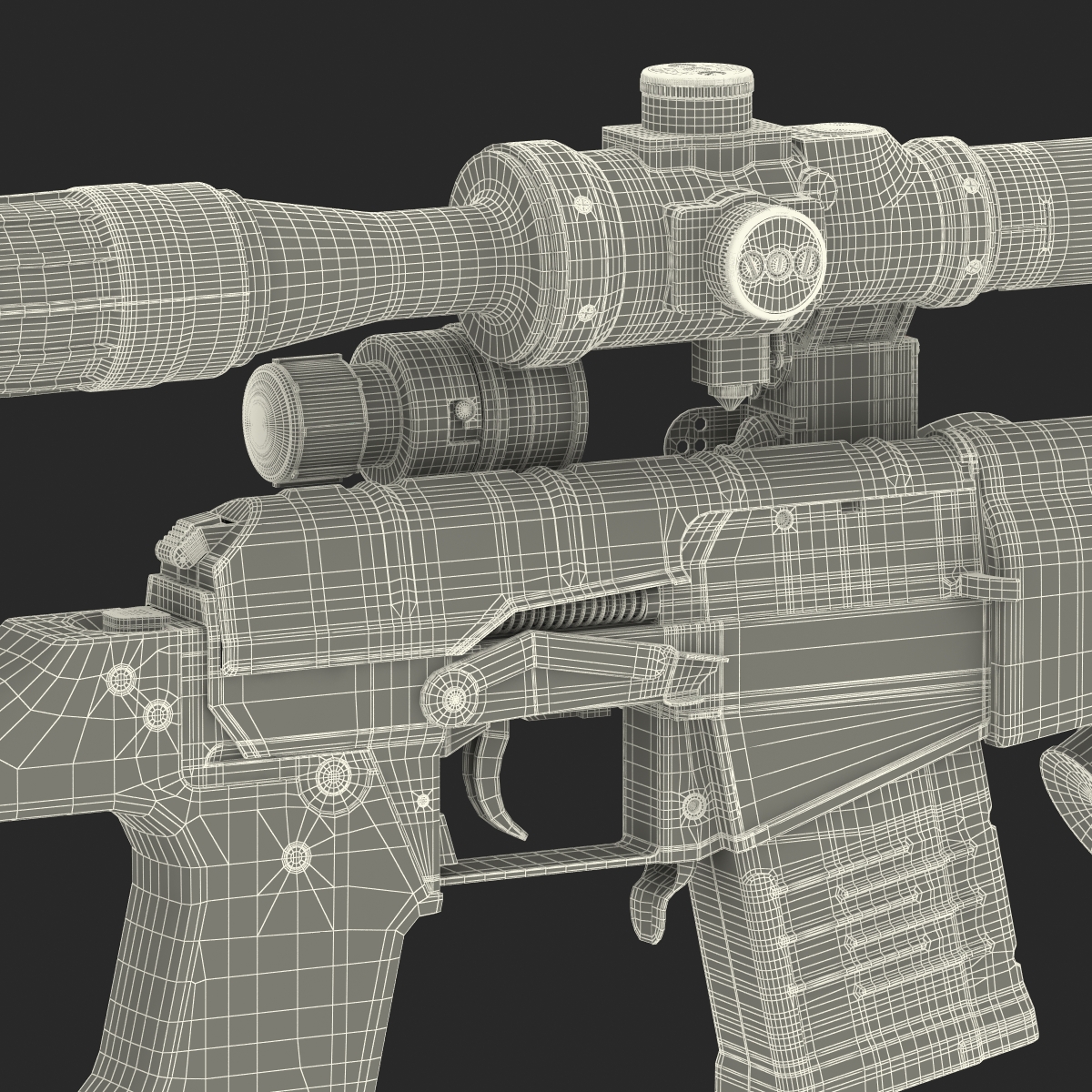 3D model Sniper Rifle VSS Vintorez