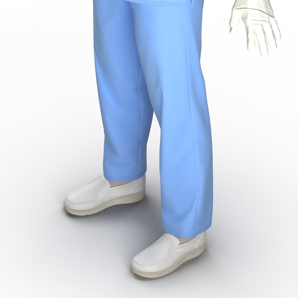 3D Female Surgeon Dress 15 model