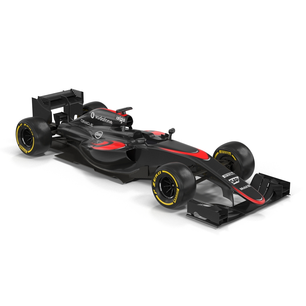 Formula One Car Rigged 3D