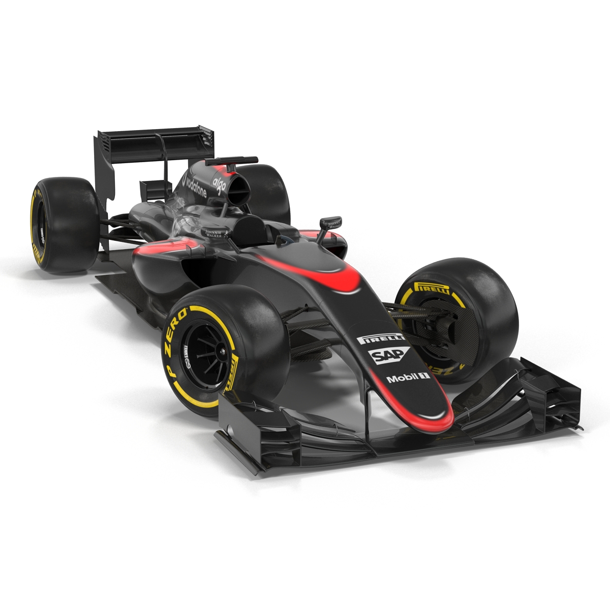 Formula One Car Rigged 3D