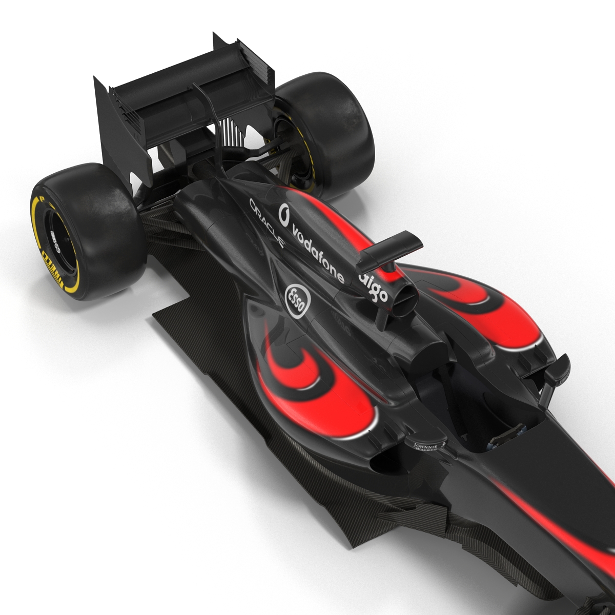 Formula One Car Rigged 3D