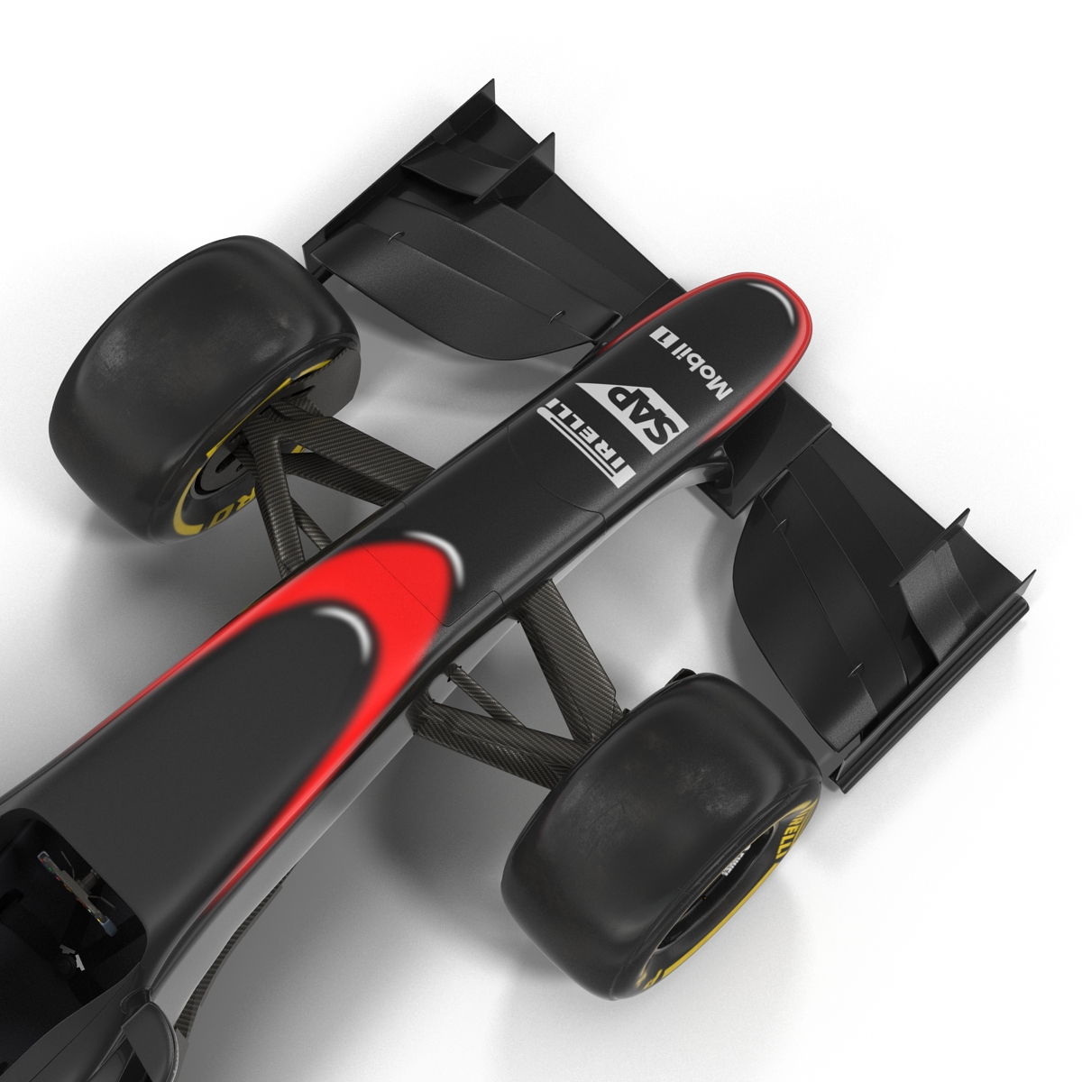 Formula One Car Rigged 3D