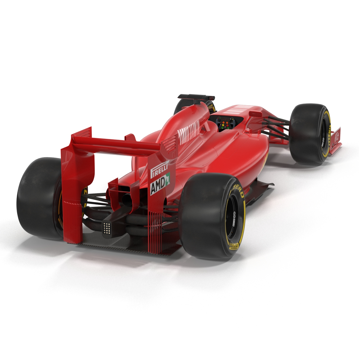 Formula One Car Red 3D model