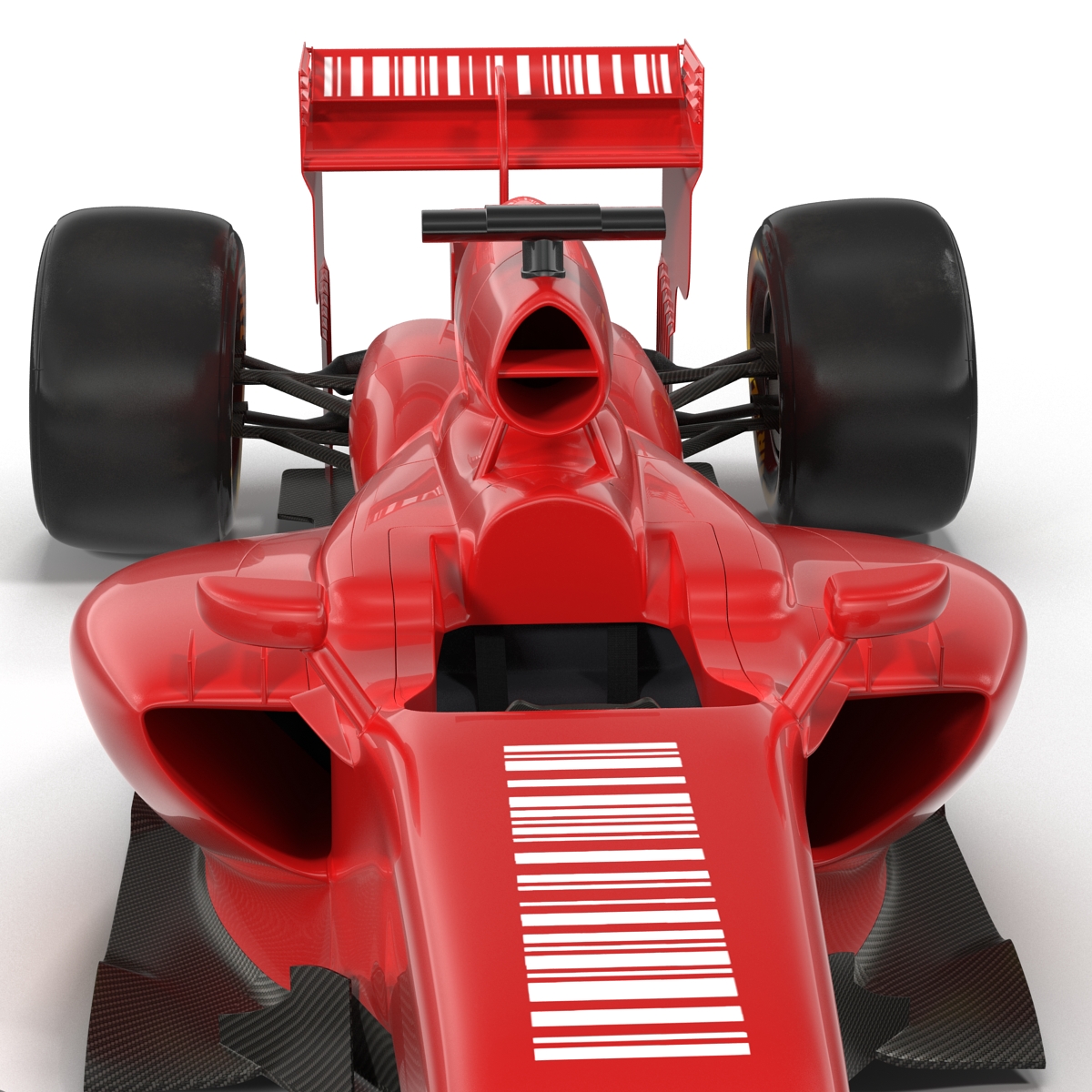 Formula One Car Red 3D model