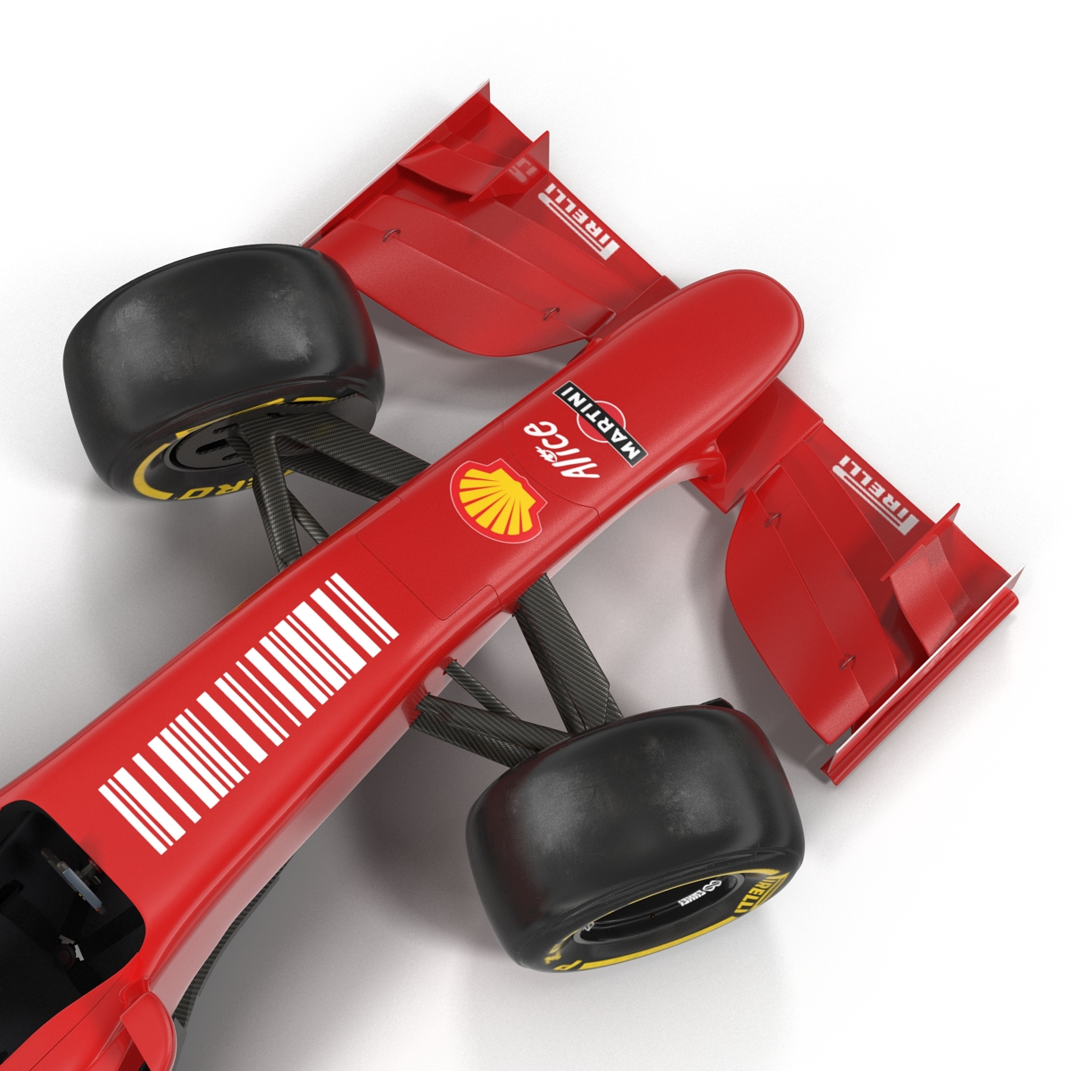 Formula One Car Red 3D model