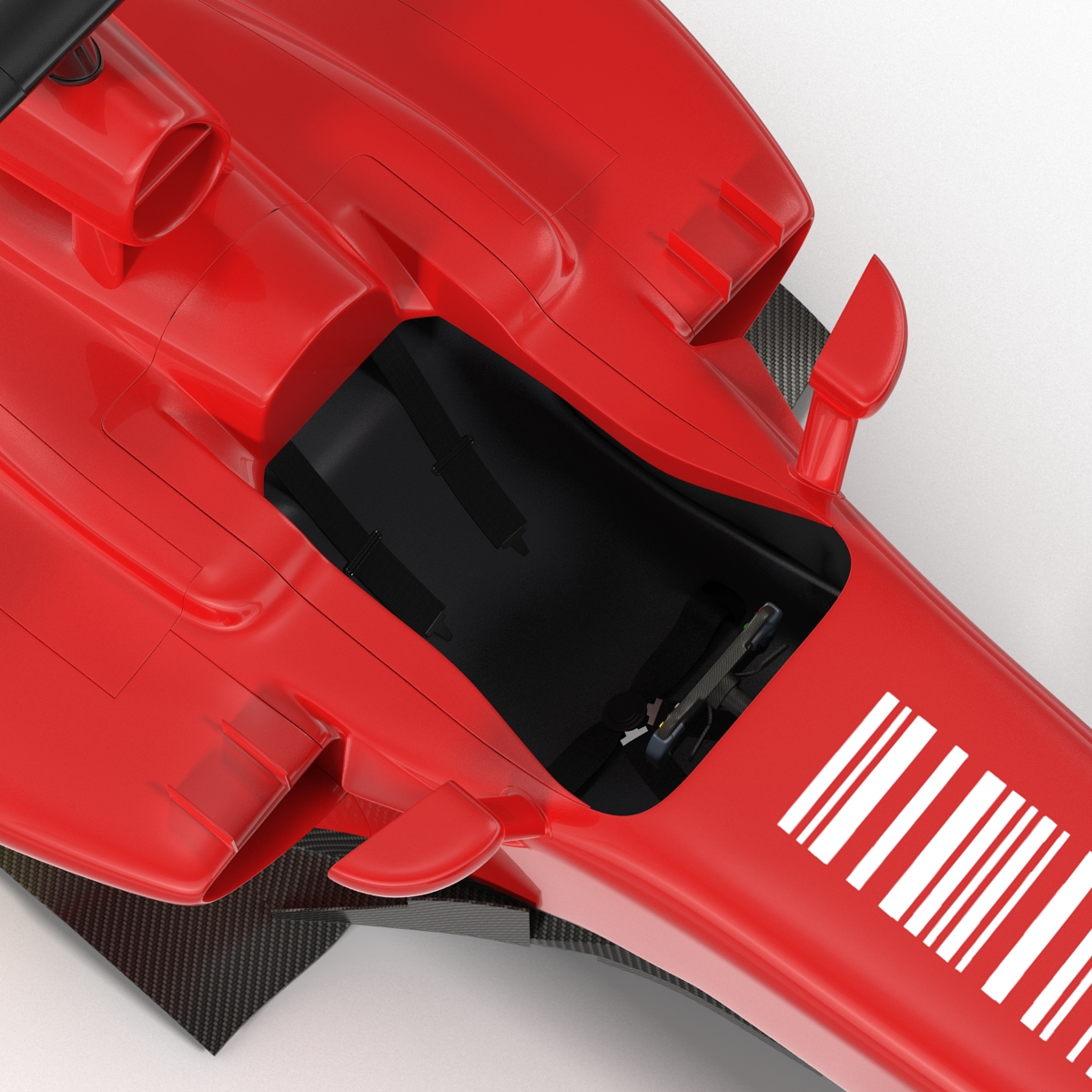 Formula One Car Red 3D model