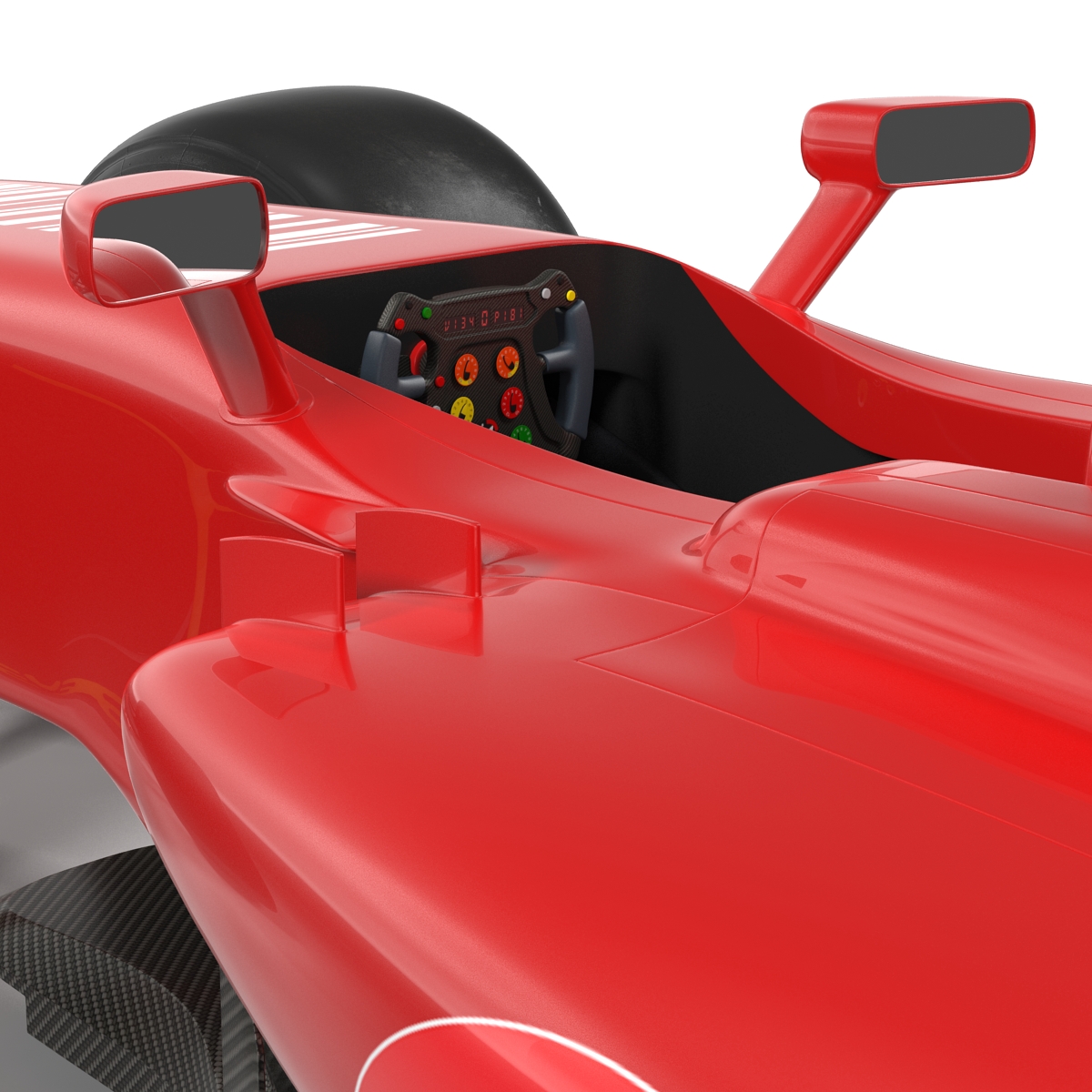 Formula One Car Red 3D model