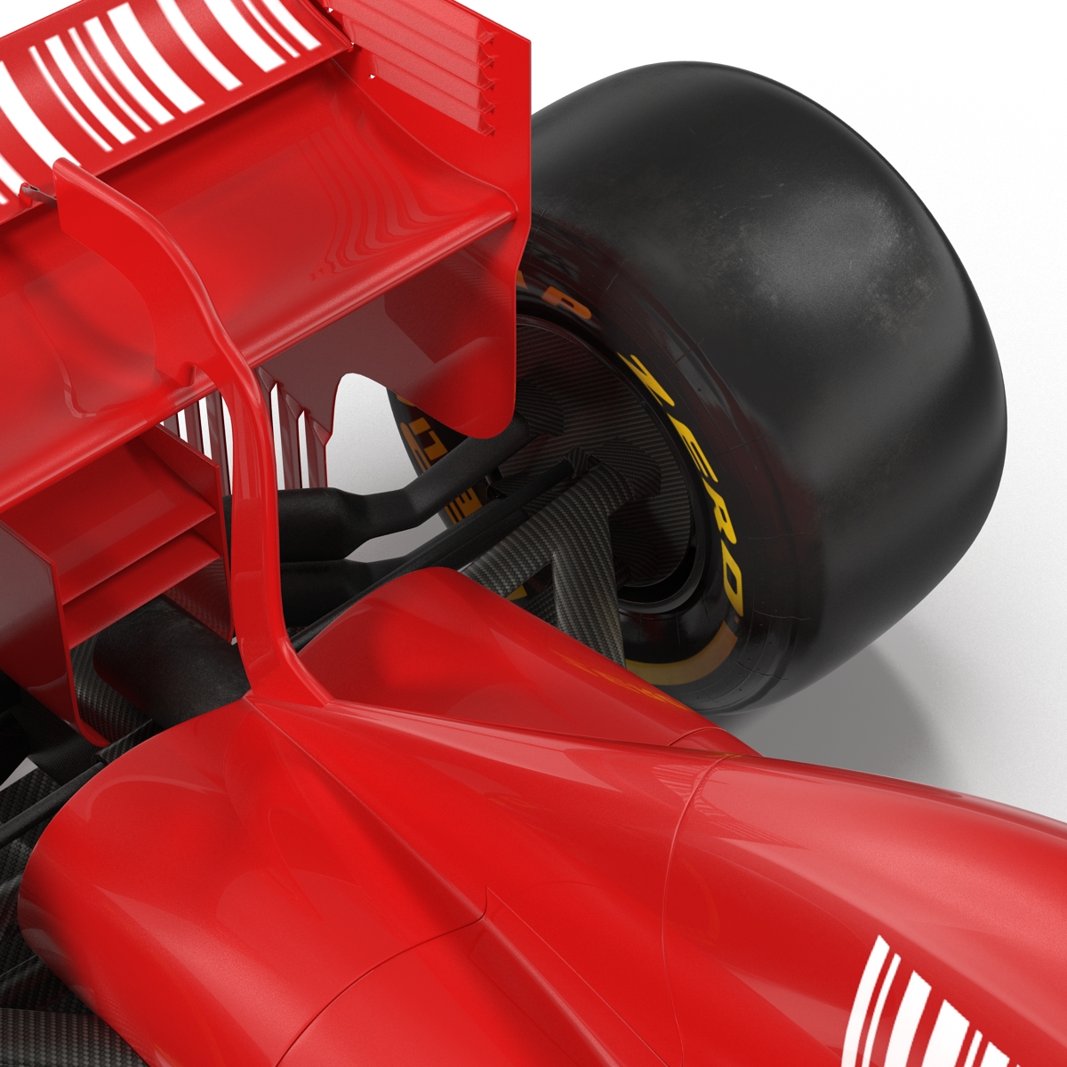 Formula One Car Red 3D model