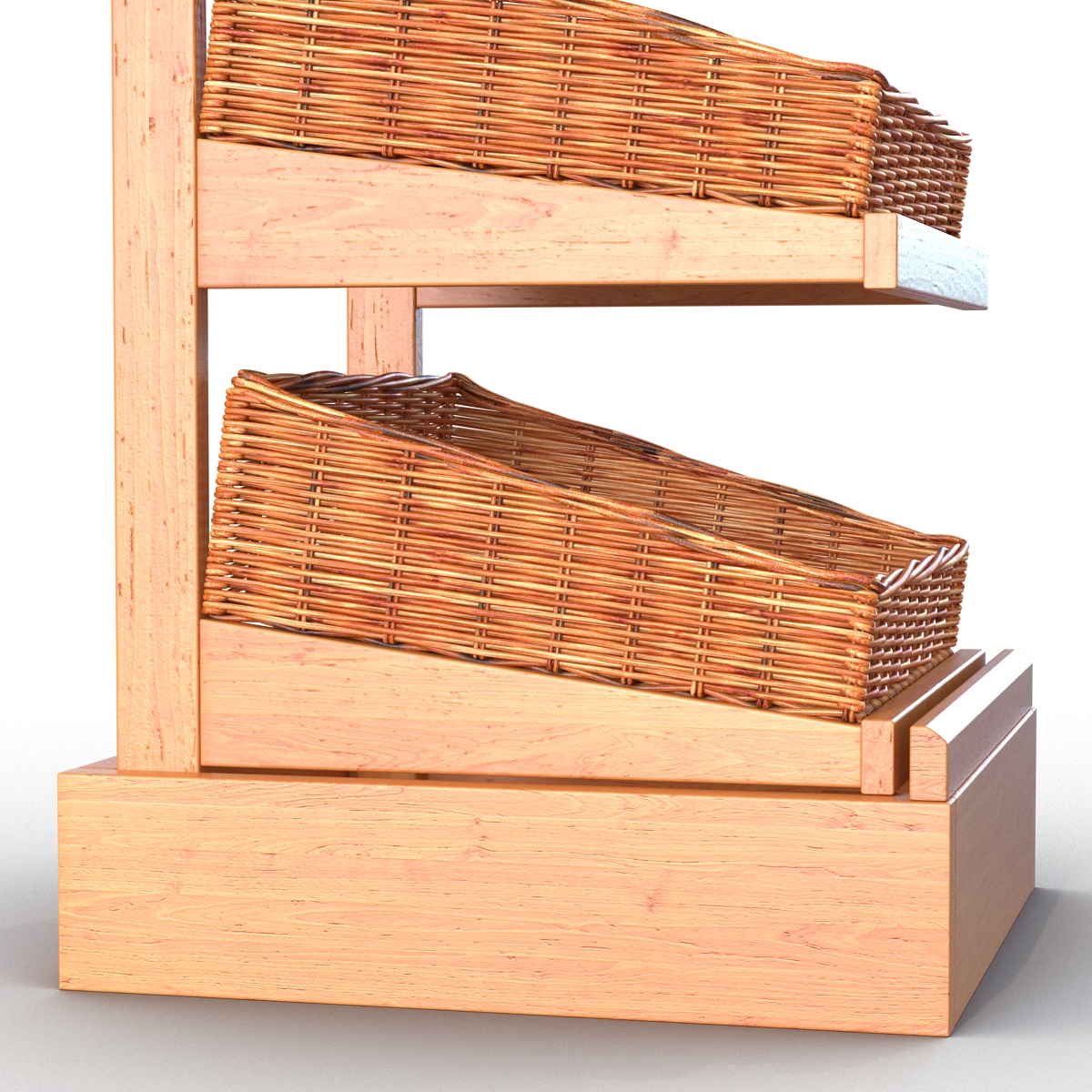 Bakery Display Shelves 2 3D model