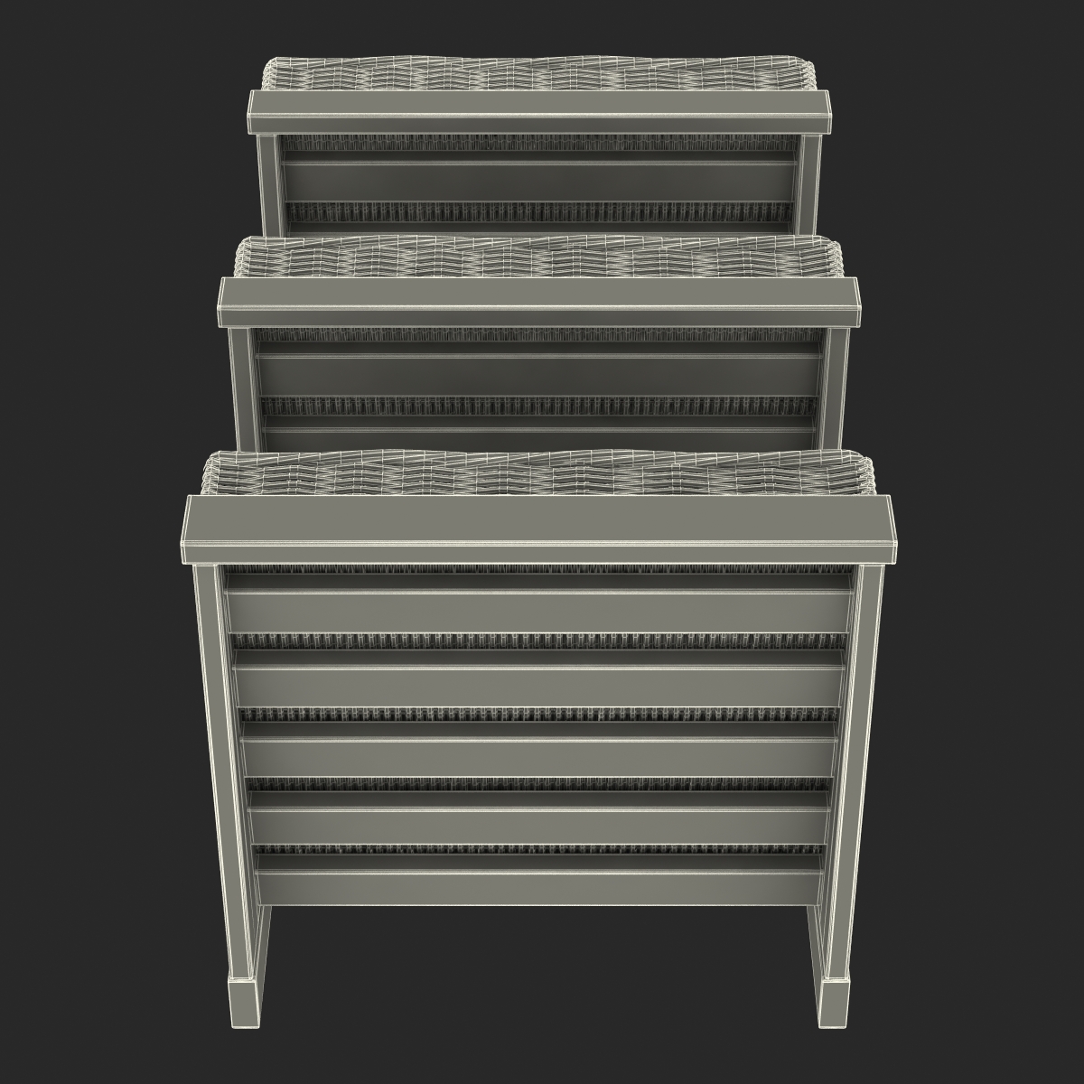 Bakery Display Shelves 4 3D model