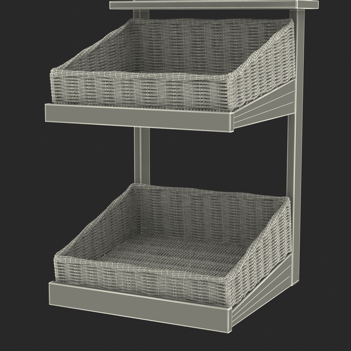 Bakery Display Shelves 5 3D model