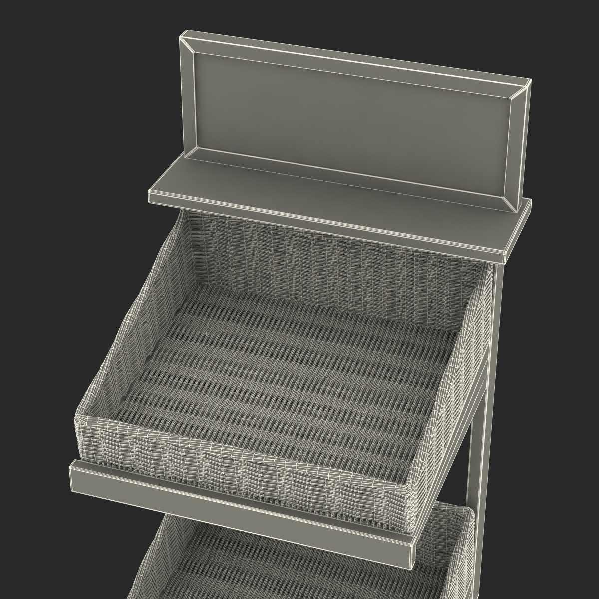 Bakery Display Shelves 5 3D model