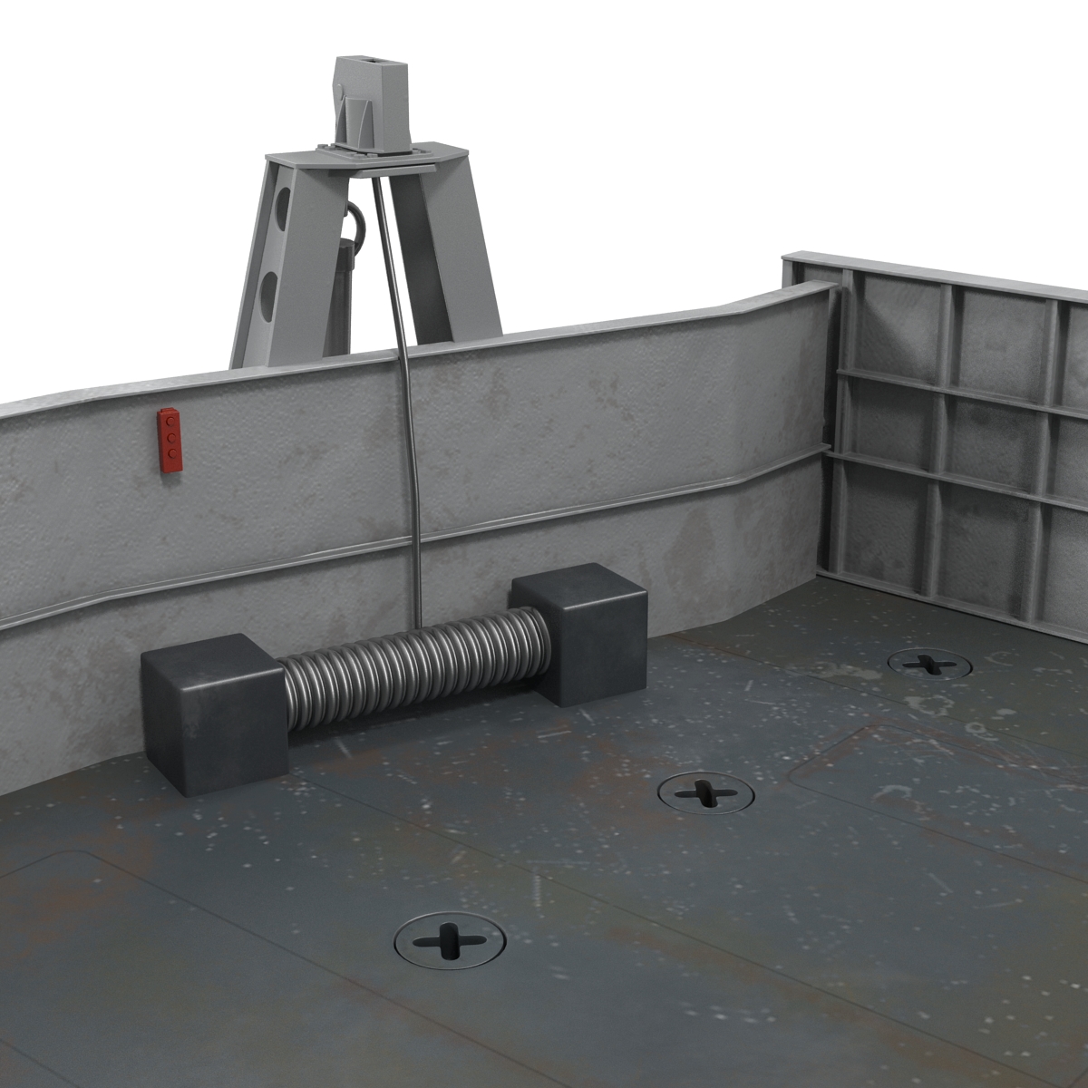 Landing Craft Utility class 1627 2 3D model