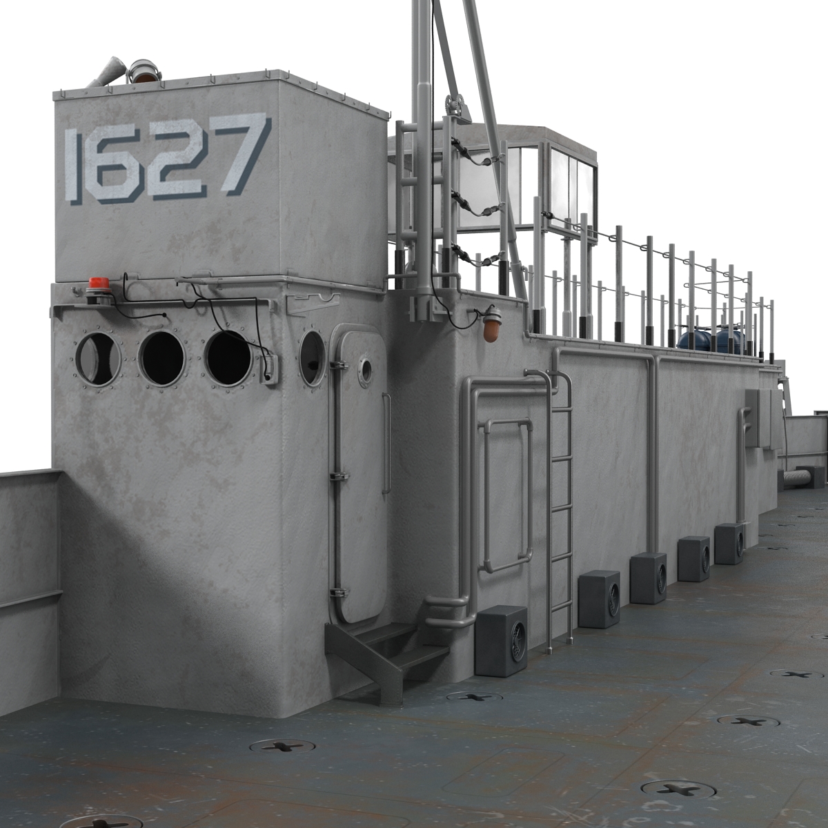 Landing Craft Utility class 1627 2 3D model