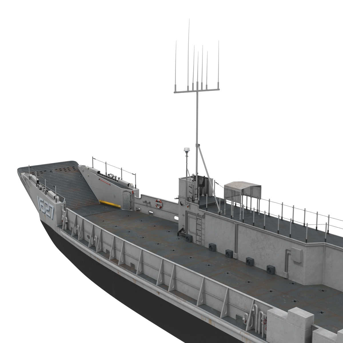 Landing Craft Utility class 1627 2 3D model