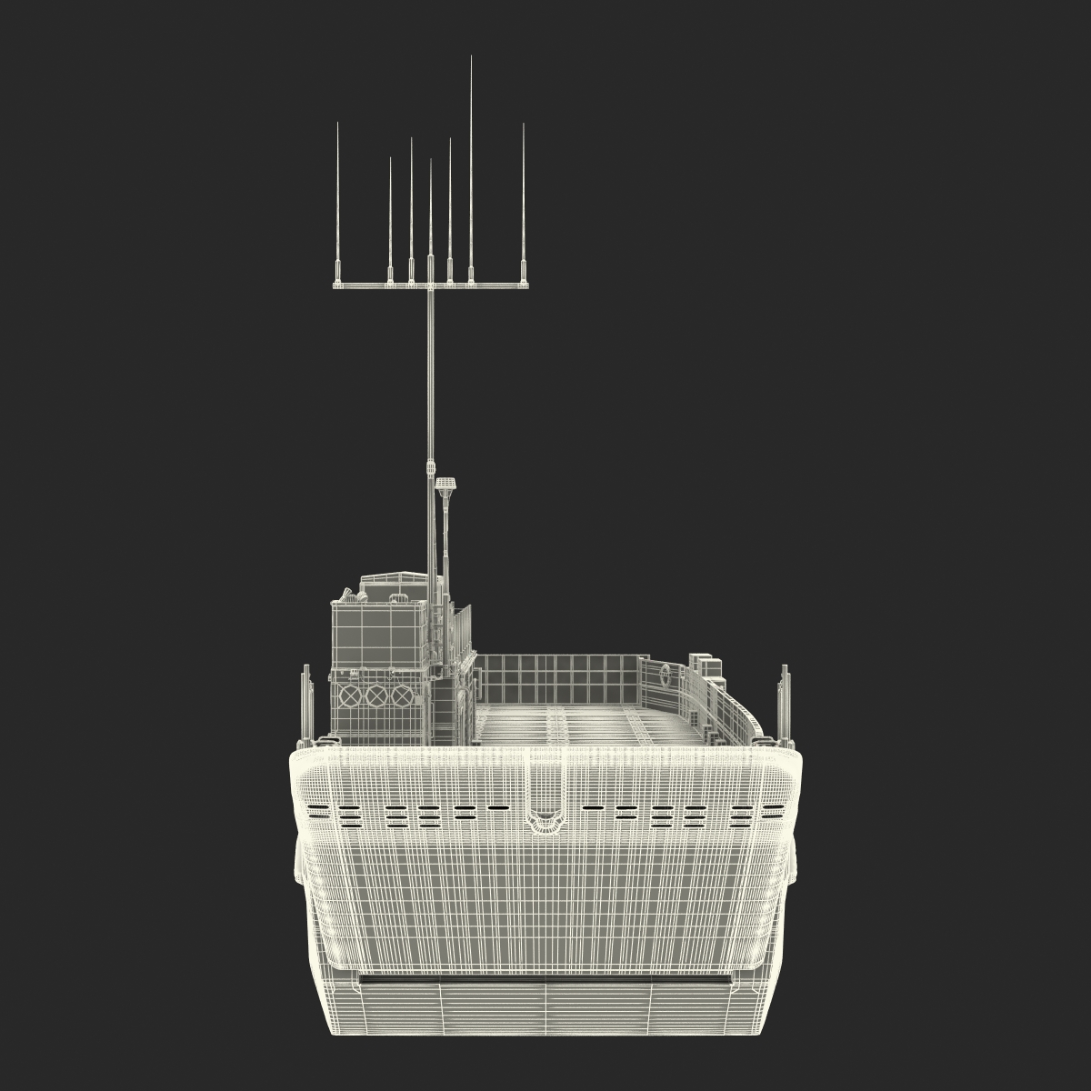 Landing Craft Utility class 1627 2 3D model