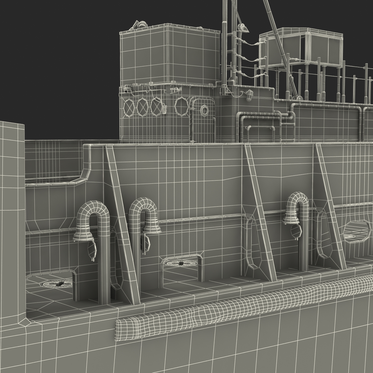 Landing Craft Utility class 1627 2 3D model